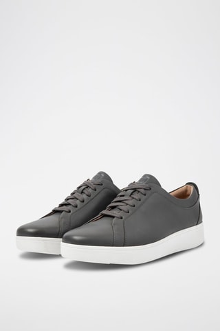 Leren Sneakers - Donkergrijs