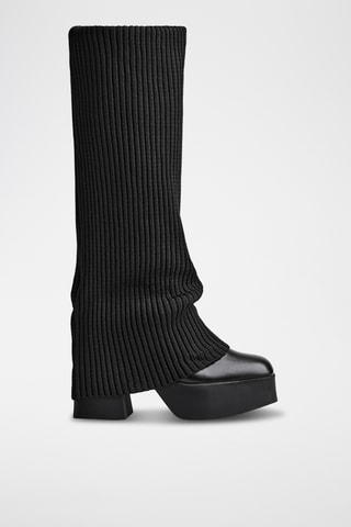Bottes plateformes - Noir