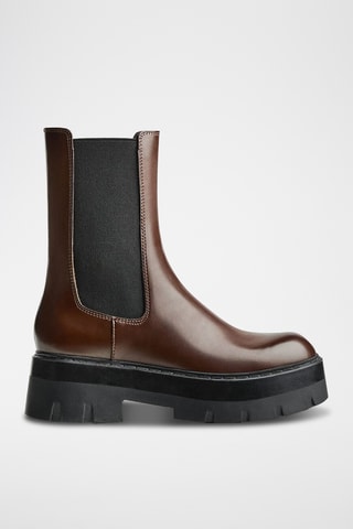Bottines Chelsea - Marron