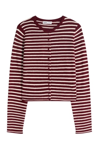 Gilet - Bordeaux et blanc