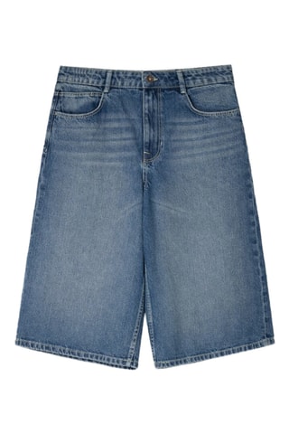 Bermuda en jean - Bleu marine