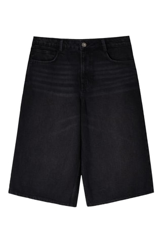 Bermuda en jean - Noir