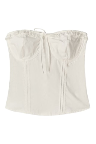 Top bustier - Ecru