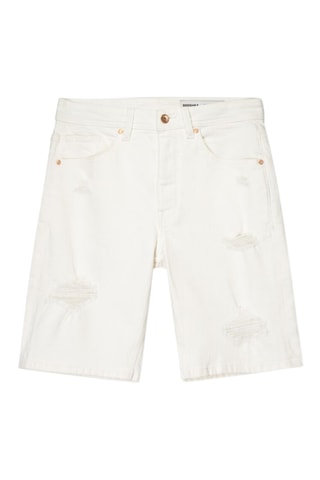 Bermuda en jean - Blanc