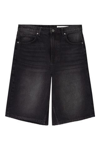 Bermuda en jean - Noir