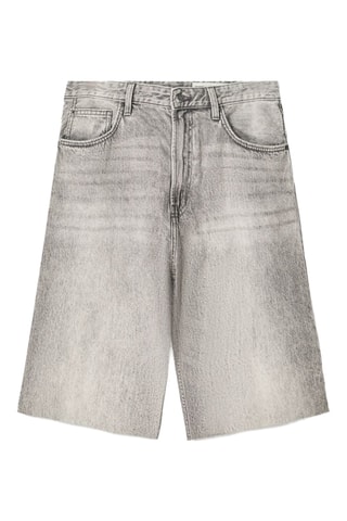Bermuda en jean - Gris clair