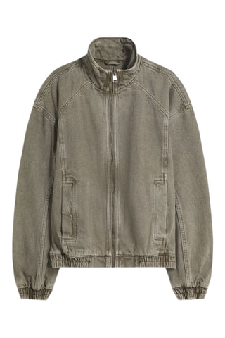 Veste en jean - Kaki