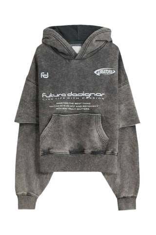 Sweat à capuche - Gris