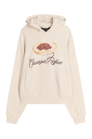 Sweat à capuche - Ecru