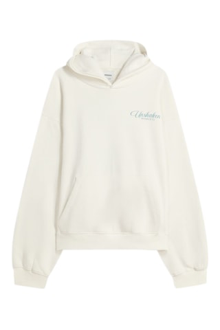 Sweat à capuche - Ecru