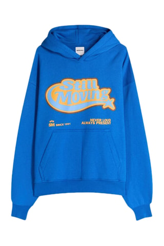 Sweat à capuche - Bleu roi