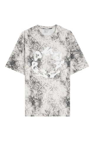 T-shirt - Blanc et gris