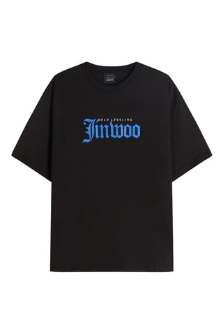 T-shirt Jinwoo Solo Leveling - Noir