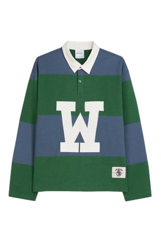 Polo - Vert foncé et bleu clair