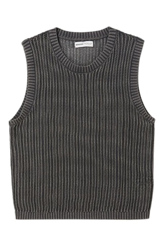 Pull sans manches - Noir