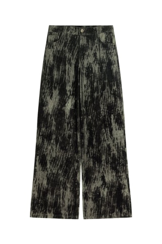 Pantalon - Noir et vert