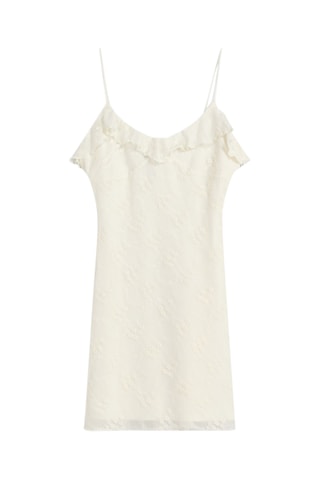 Robe droite - Ecru