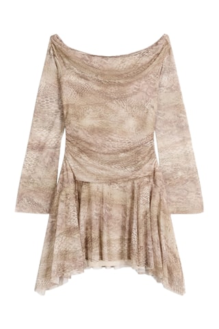 Robe patineuse - Beige
