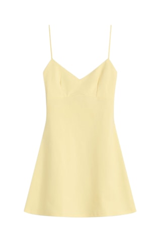 Robe trapèze - Jaune