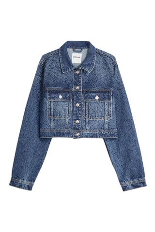 Veste en jean - Bleu cobalt