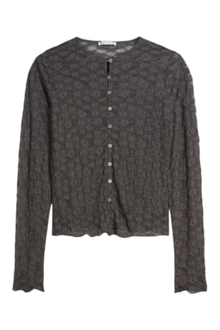 Gilet en dentelle - Gris foncé