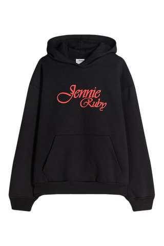 Sweat à capuche Jennie Ruby Jane Blackpink - Noir