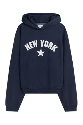 Sweat à capuche - Bleu marine