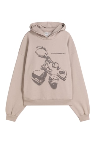 Sweat à capuche - Beige