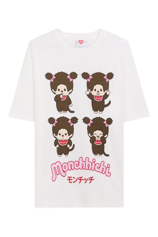 T-shirt Monchhichi - Blanc