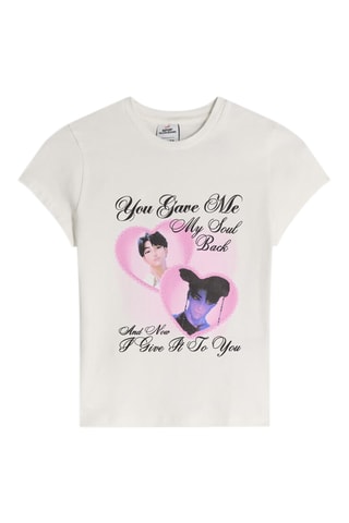 T-shirt Jinu K-Pop Demon Hunters - Ecru