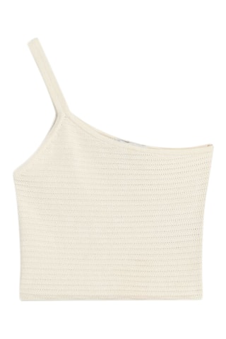 Top asymétrique - Ecru