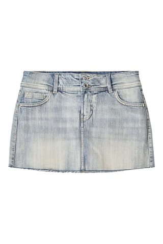 Minijupe en jean - Bleu clair