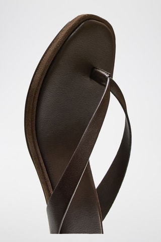 Sandales à talons - Marron