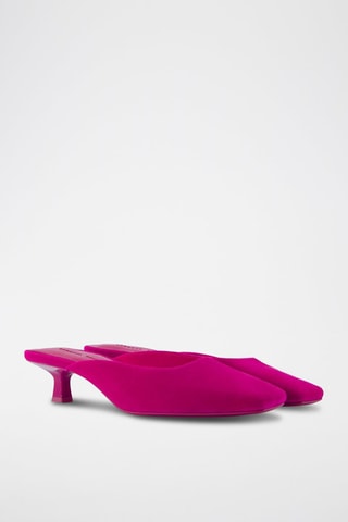 Mules à talons - Fuchsia