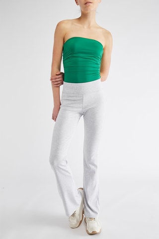 Pantalon flare - Gris