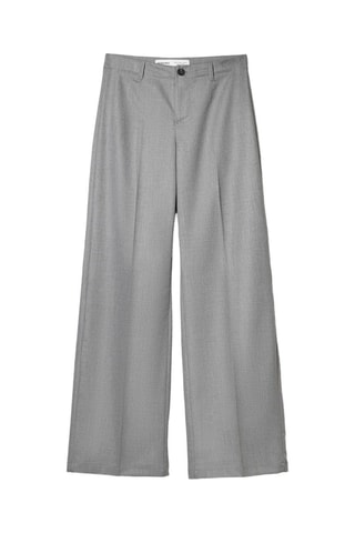 Pantalon wide legs - Gris