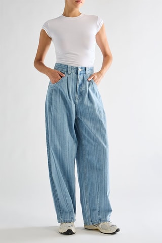Jean wide legs - Bleu cobalt