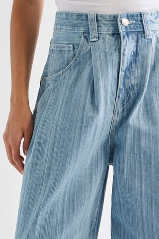 Jean wide legs - Bleu cobalt
