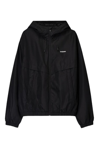 Coupe-vent à capuche - Noir