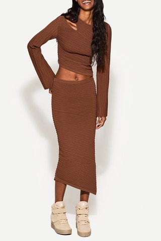 Crop top - Marron