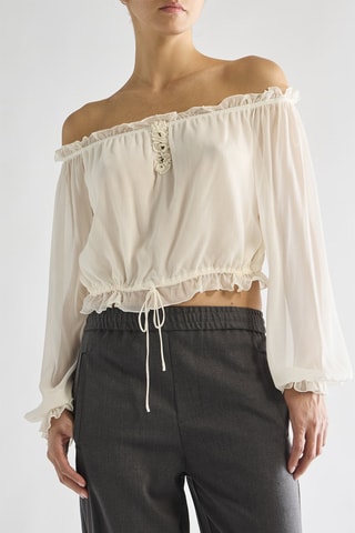 Crop top - Ecru