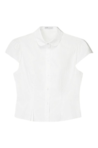 Chemisier court - Blanc