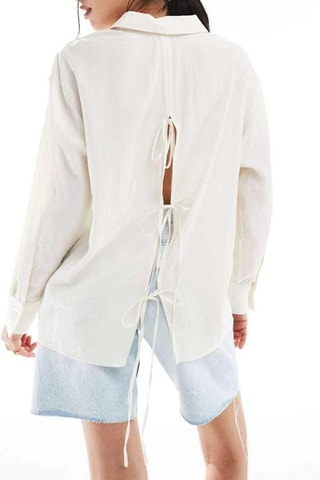 Chemisier oversize - Ecru