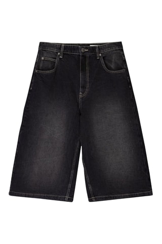 Bermuda en jean - Noir