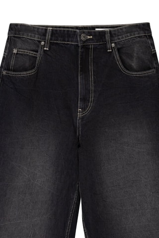 Bermuda en jean - Noir