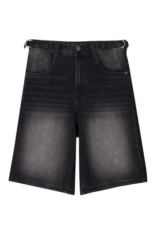 Bermuda en jean - Noir