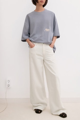 Jean wide legs - Ecru