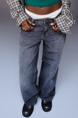 Jean bootcut - Gris foncé