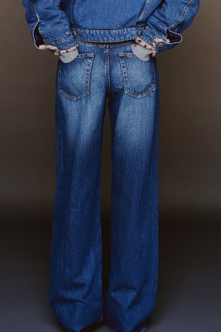 Jean wide legs - Bleu marine