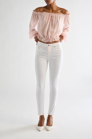 Jean wide legs taille haute - Bleu MAUVAIS VISU ?
